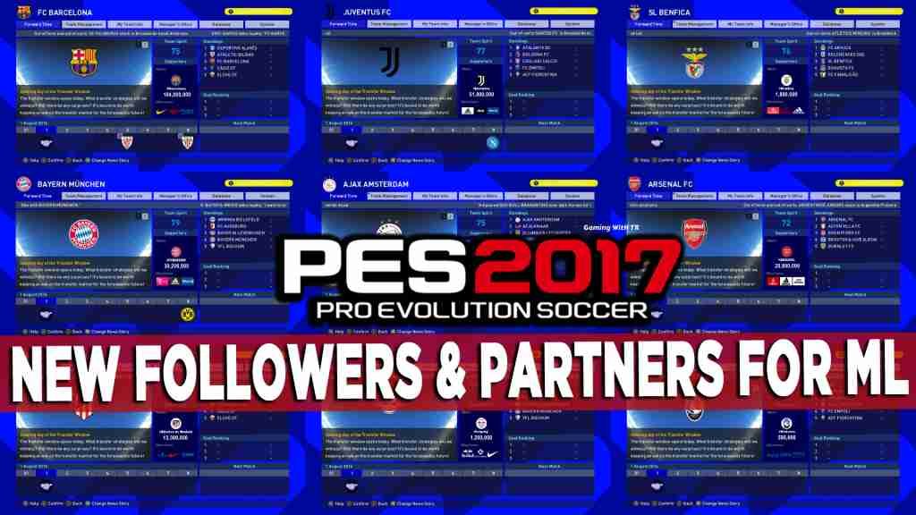 PES 2019 Master League Graphics for PES 2017 ~