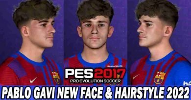 PES 2017 PABLO GAVI NEW FACE & HAIRSTYLE 2022
