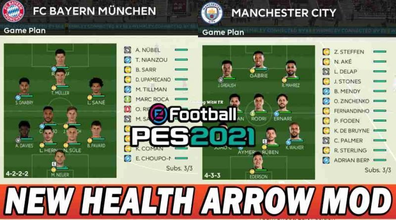 PES 2021 NEW HEALTH ARROW MOD