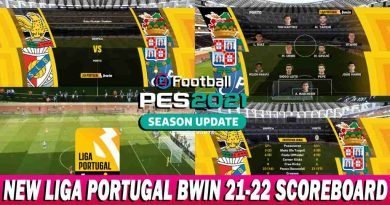 PES 2021 NEW LIGA PORTUGAL BWIN 21-22 SCOREBOARD