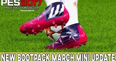 PES 2017 NEW BOOTPACK MARCH MINI UPDATE 2022 MOD