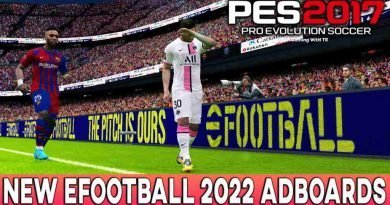 PES 2017 NEW EFOOTBALL 2022 ADBOARDS