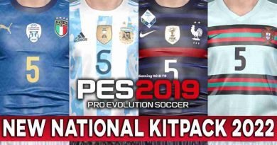 PES 2019 NEW NATIONAL KITPACK 2022