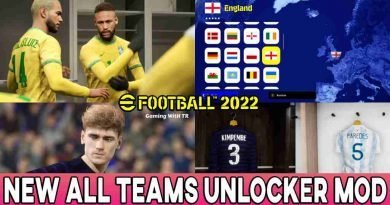 EFOOTBALL 2022 NEW ALL TEAMS UNLOCKER MOD