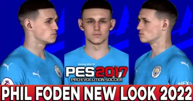 PES 2017 PHIL FODEN NEW FACE & HAIRSTYLE 2022