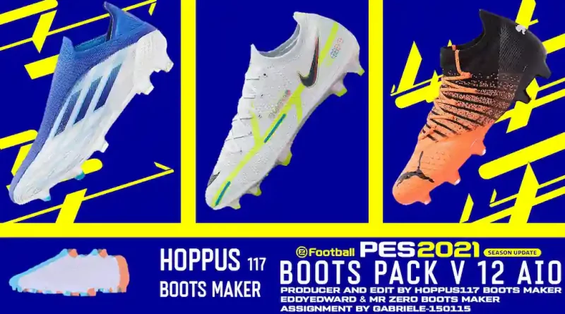 eFootball PES 2021 SEASON UPDATE BOOTS PACK V12 AIO BY Hoppus 117