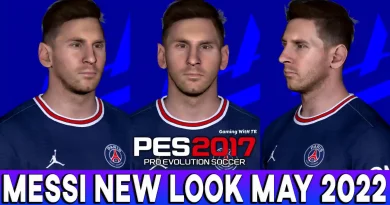 PES 2017 LIONEL MESSI NEW LOOK MAY 2022