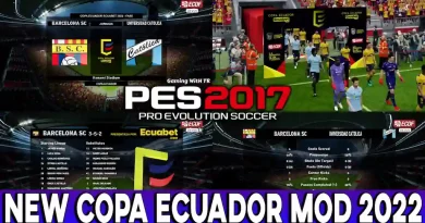 PES 2017 NEW COPA ECUADOR MOD 2022