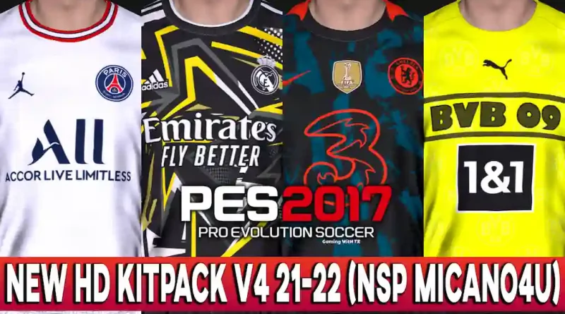 PES 2017 NEW HD KITPACK 21-22 V4 NSP Micano4u