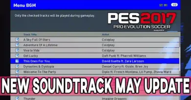 PES 2017 NEW SOUNDTRACK MAY UPDATE