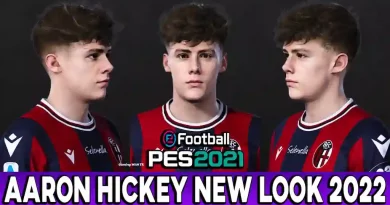 PES 2021 AARON HICKEY NEW FACE & HAIRSTYLE 2022