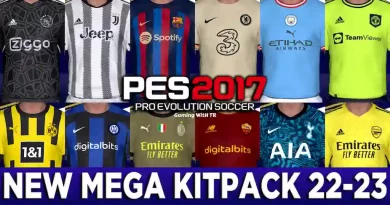 PES 2017 NEW MEGA KITPACK 2022-2023