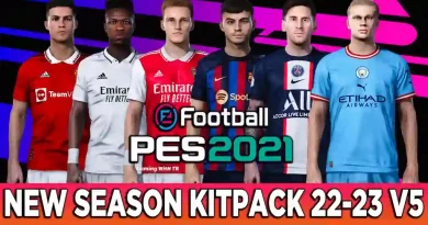 PES 2021 NEW SEASON KITPACK 22-23 V5