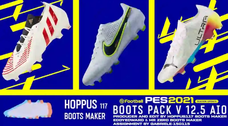 eFootball PES 2021 SEASON UPDATE BOOTS PACK V12.5 AIO BY Hoppus 117