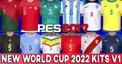 PES 2017 NEW WORLD CUP 2022 KITS V1