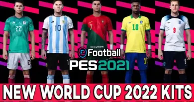 PES 2021 NEW WORLD CUP 2022 KITS