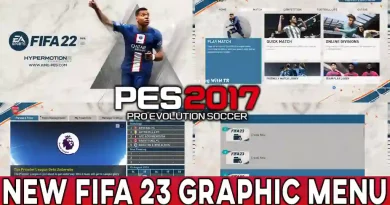 PES 2017 NEW FIFA 23 GRAPHIC MENU