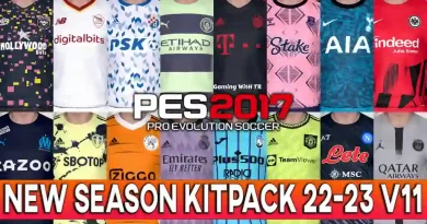 PES 2017 NEW SEASON KITPACK 22-23 V11