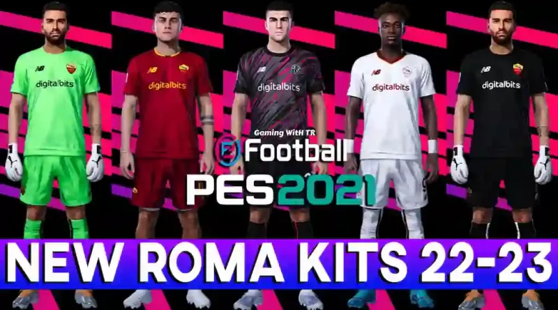 PES 2021 NEW ROMA KITS 2022-2023 OFFICIAL