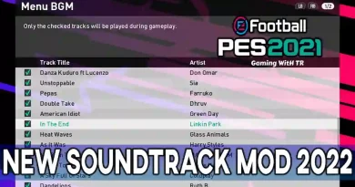 PES 2021 NEW SOUNDTRACK MOD 2022 BY GWT