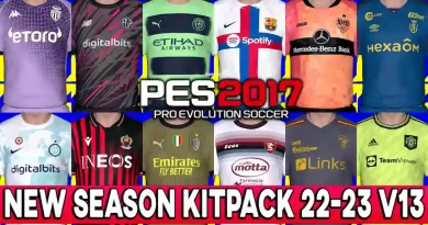 PES 2017 NEW SEASON KITPACK 22-23 V13