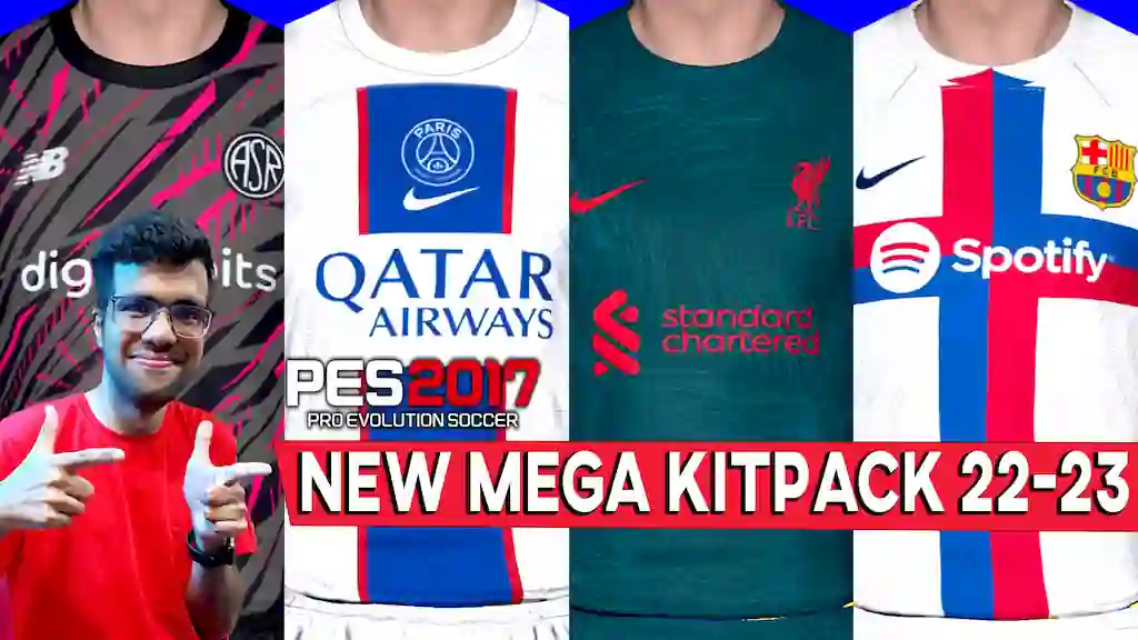 PES 2017 NEW KITS 2023-2024 UPDATE – CONCEPT V2 - PES 2017 Gaming WitH TR