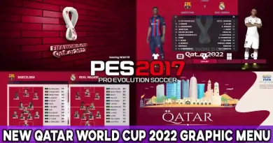 PES 2017 NEW QATAR WORLD CUP 2022 GRAPHIC MENU
