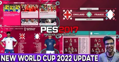 PES 2017 NEW WORLD CUP 2022 UPDATE