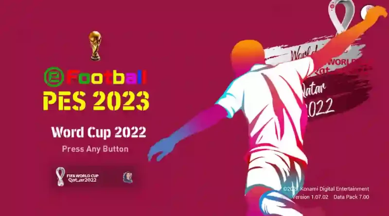 PES 2021 NEW WORLD CUP 2022 MENU THEME
