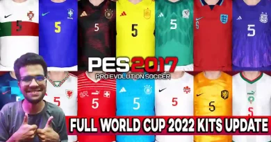 PES 2017 NEW FINAL FULL WORLD CUP 2022 KITS UPDATE