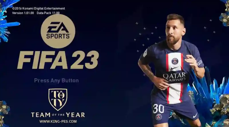 PES 2017 NEW GRAPHIC MENU FIFA 23 TOTY UPDATE