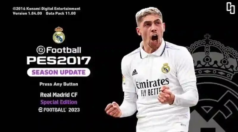 PES 2017 NEW GRAPHIC MENU SPECIAL REAL MADRID EDITION