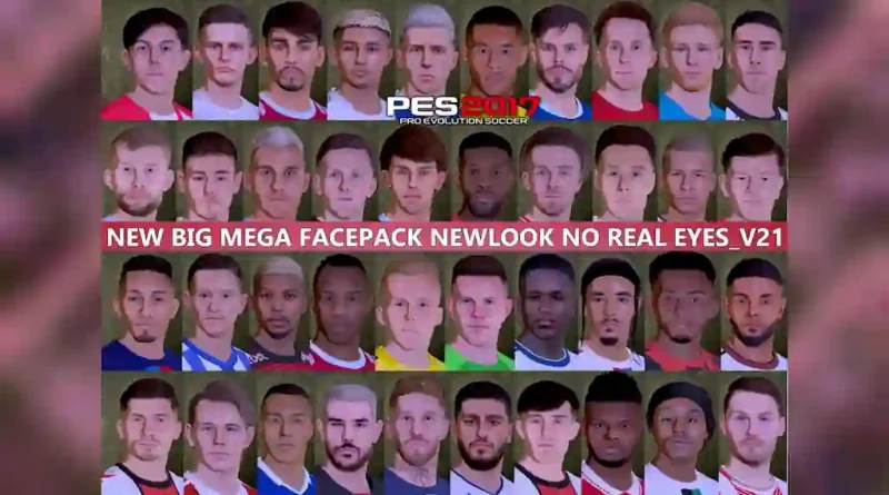 PES 2017 NEW MEGA FACEPACK V21