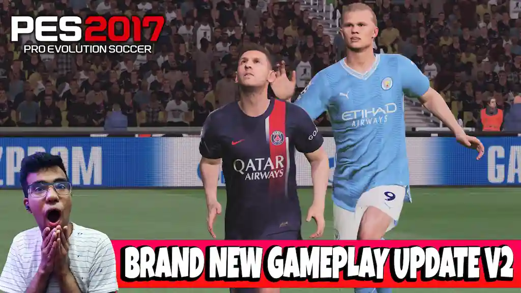 PES 2017 BRAND NEW GAMEPLAY UPDATE 2023 V2