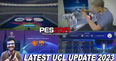 PES 2017 LATEST UCL UPDATE 2023