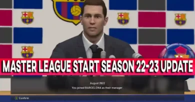PES 2017 MASTER LEAGUE START SEASON 22-23 UPDATE