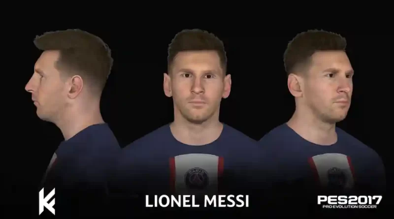 PES 2017 NEW MESSI FACE FROM EFOOTBALL 2023