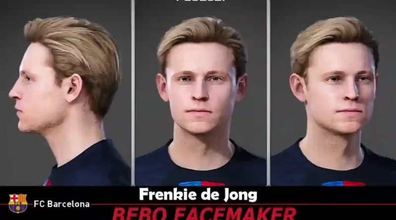 PES 2021 FRENKIE DE JONG NEW LOOK 2023