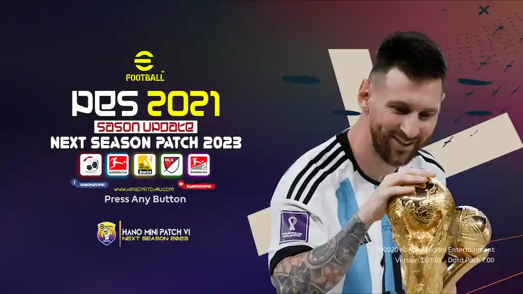 PES 2017  Next Season 2023 Option File V2 - HANO Patches