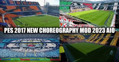 PES 2017 LATEST CHOREOGRAPHY PACK MOD 2023