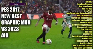 PES 2017 NEW BEST GRAPHIC MOD V8 2023