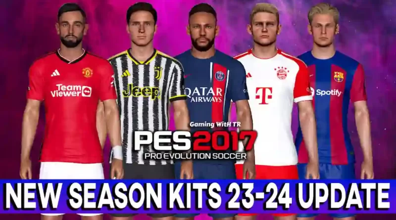 PES 2017 New Kits 2023-24 Update v19 by All Makers, патчи и моды