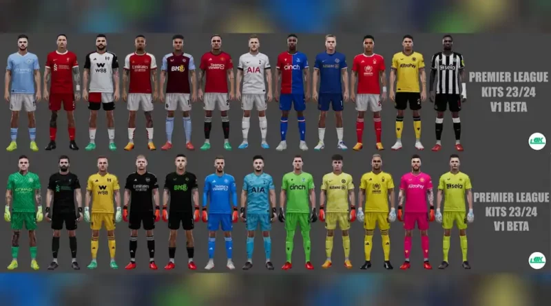PES 2021 NEW PREMIER LEAGUE KITS 23-24