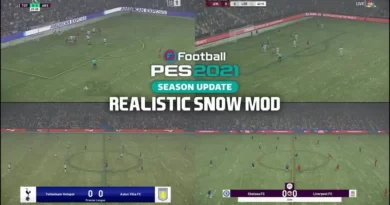 PES 2021 REALISTIC SNOW TURF MOD LIKE FIFA 23