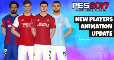 PES 2017 NEW PLAYERS ANIMATION UPDATE