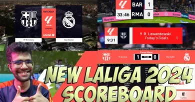 PES 2021 NEW LALIGA SCOREBOARD UPDATE 2024