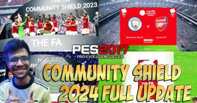 PES 2017 NEW COMMUNITY SHIELD 2024 FULL UPDATE