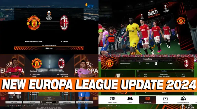 PES 2017 NEW EUROPA LEAGUE UPDATE 2024