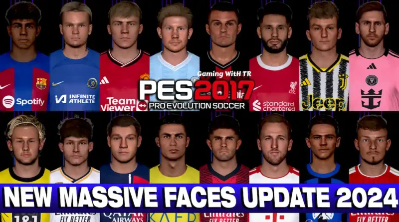PES 2017 NEW MASSIVE FACES 650+UPDATE 2024