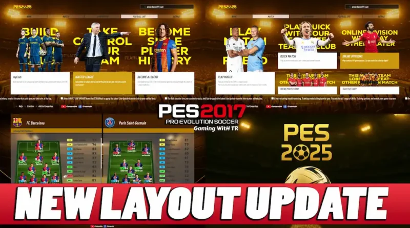 PES 2017 NEW LAYOUT UPDATE